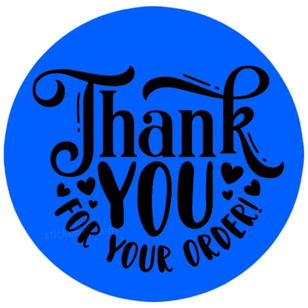 100 Thank You Stickers for poshmark 2 in round  | Shipping Supplies | NWT - Picture 4 of 13